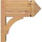 Ekena Millwork Thorton Arts & Crafts Smooth Outlooker, Western Red Cedar, 7 1/2"W x 14"D x 14"H OUT08X14X14THR03SWR - alternate 3